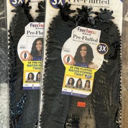 Pre-fluff Water Wave Twist