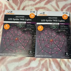Purple Web Lights