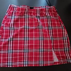Dark Red Sexy Skirt