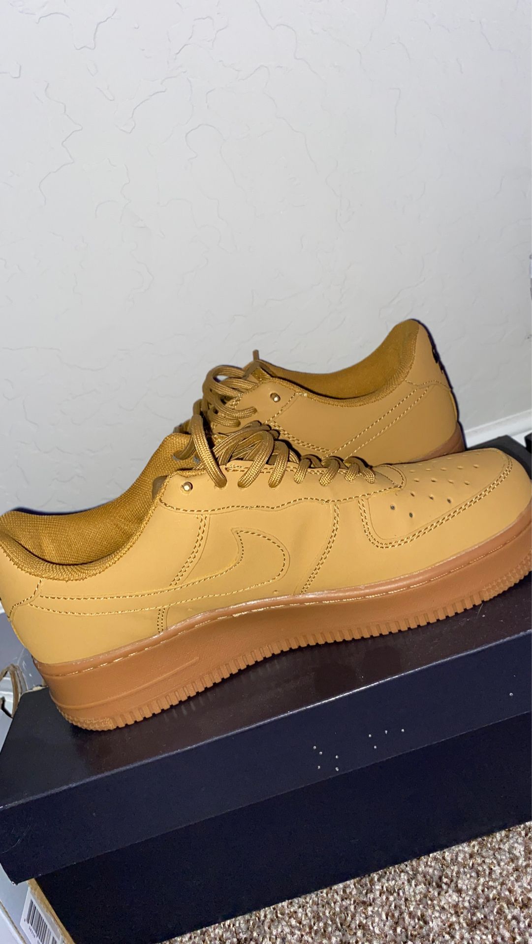 All brown Air force 1’s