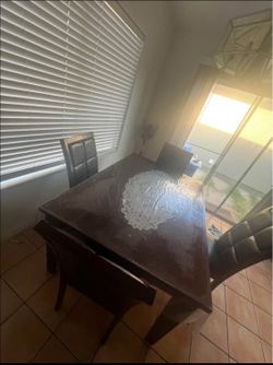 Dining table with 4 chairs