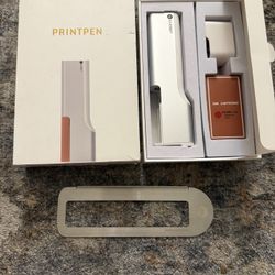 NEW EVEBOT Printpen Handheld Food Portable Printer, Red ink