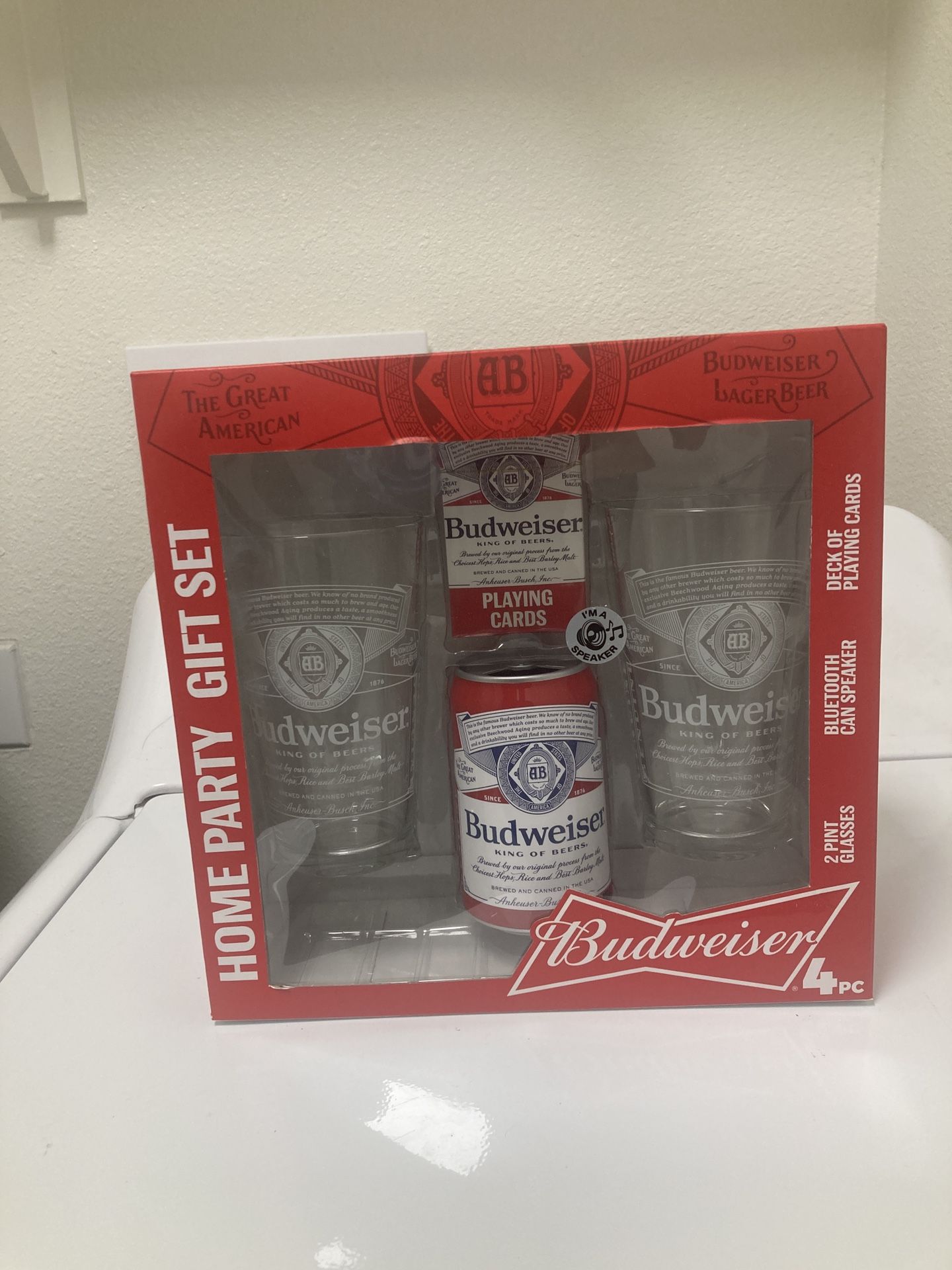 Budweiser Bluetooth Speaker Party Set