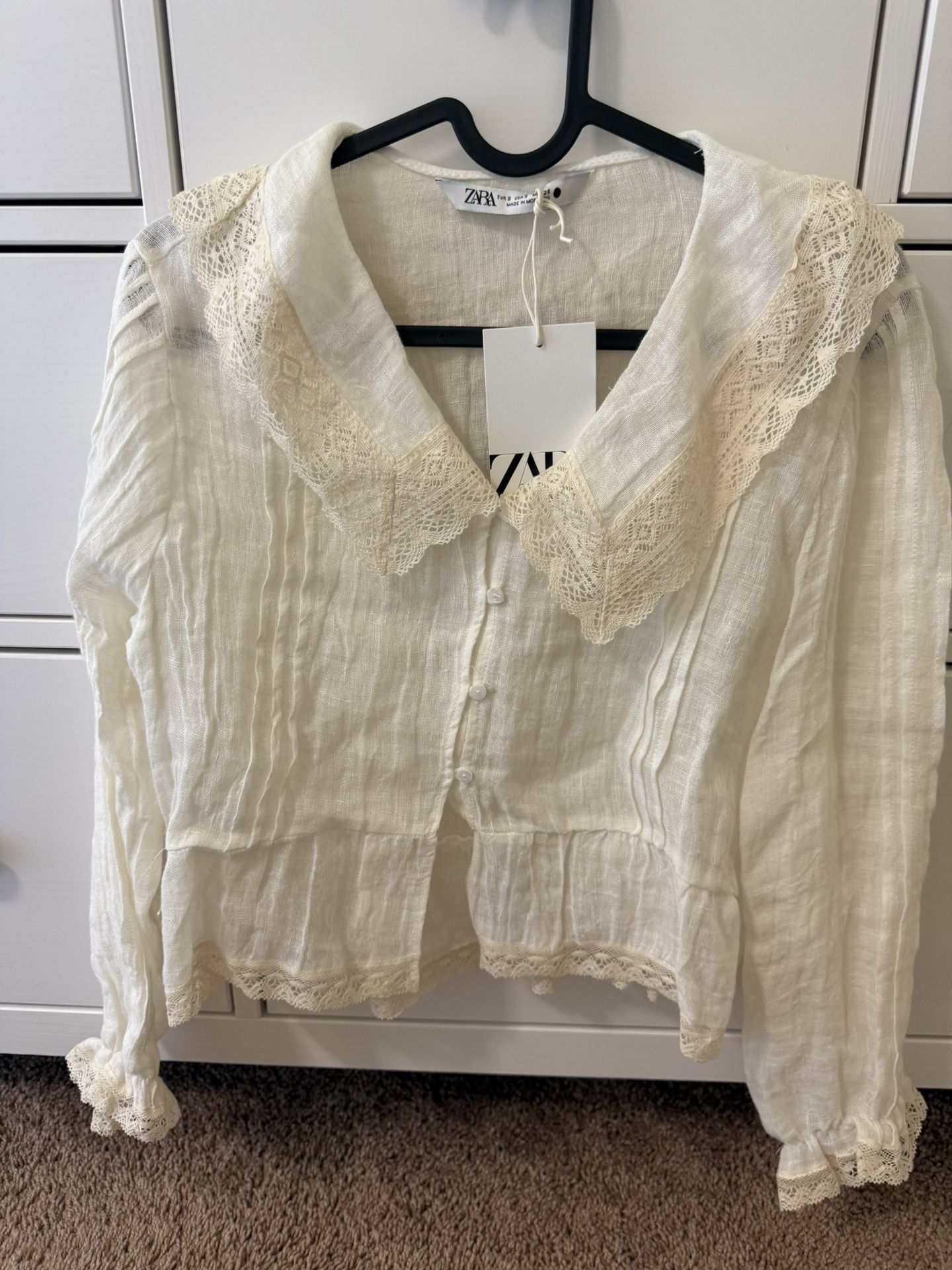 Zara linen shirt