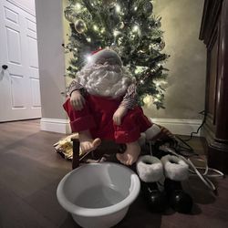 Oh My Feet Talking Santa