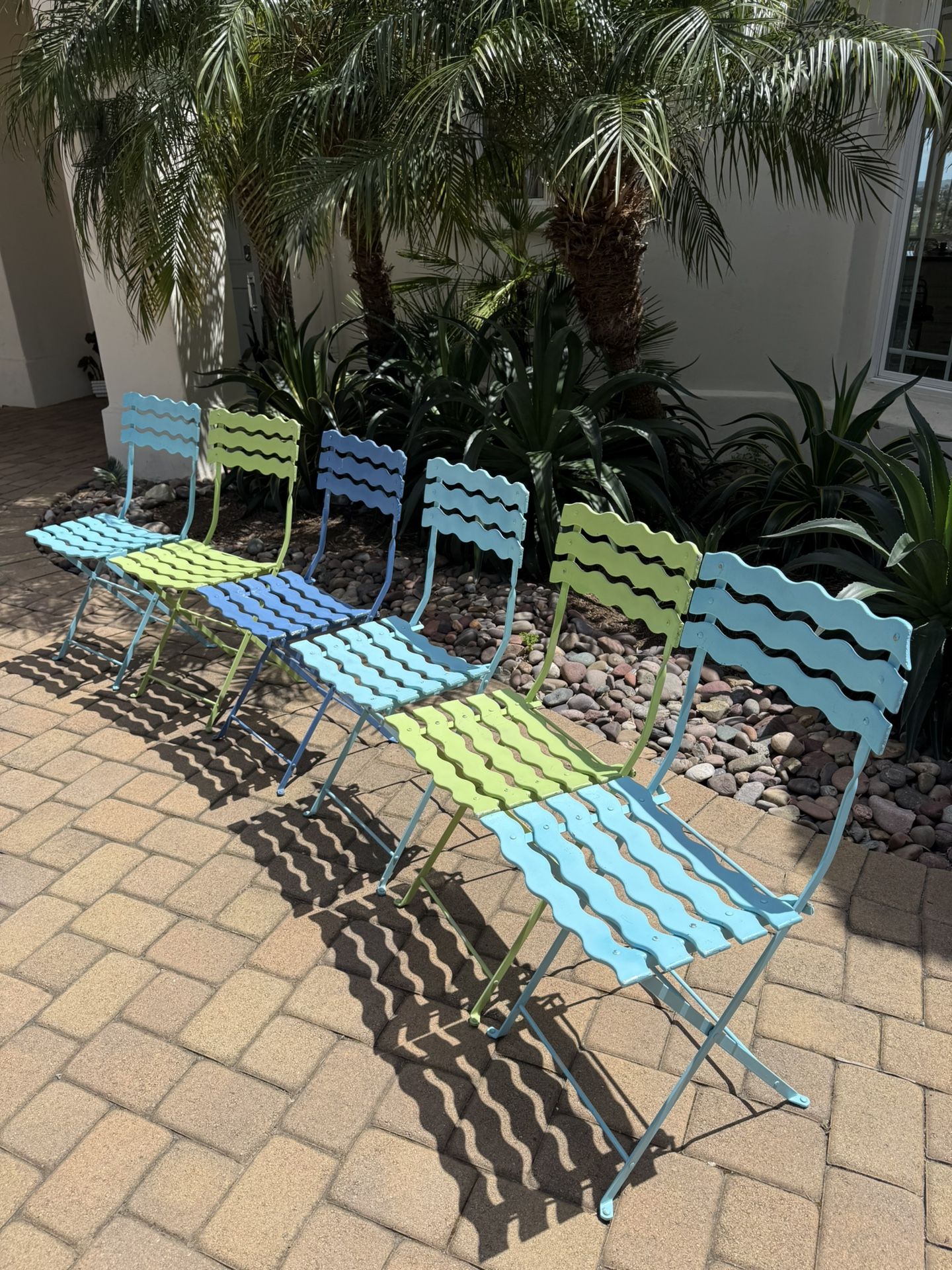 6 Vintage French Phoenix Chairs