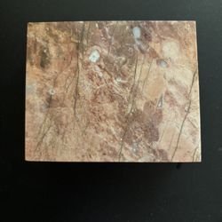 SOLID MARBLE TRINKET BOX 