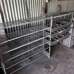 Van Double Metal Shelving Unit 