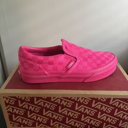 Vans Slip-On Checkerboard Pink Journey’s Exclusive - New