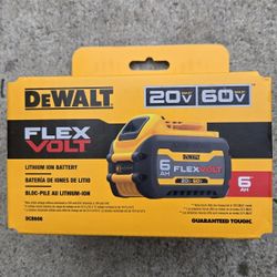 Dewalt 60v Flexvolt Battery 6.0 Ah Brand New