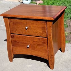 Two drawer nightstand