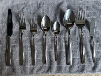 Silverware for eight