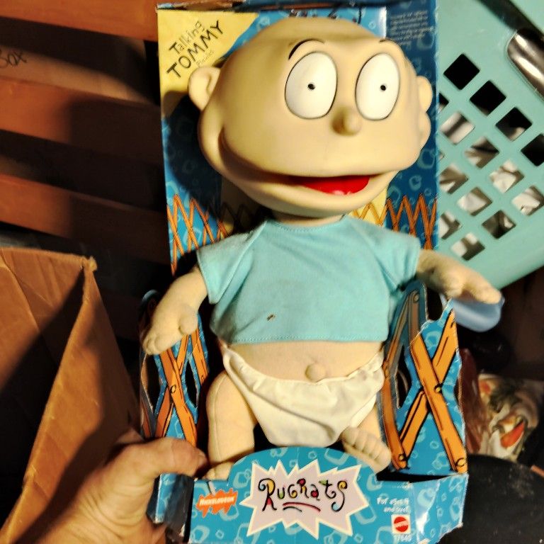 1997 Talking Tommy  Rugrats Doll NOS