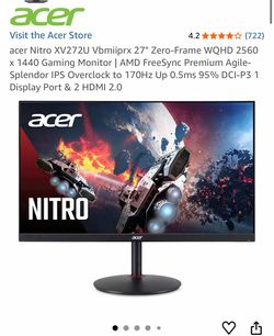 Acer Nitro XV272U Gaming Monitor