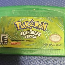 Pokémon Leaf Green GBA