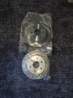 Rear brake pad and rotors