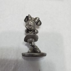 Pewter Minnie Mouse Figure Walt Disney Hudson Fine Pewter Bashful Minnie 3989