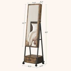 standing jewelry and vanity organizer 
