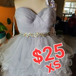 Party Girl Dress Silver Dress