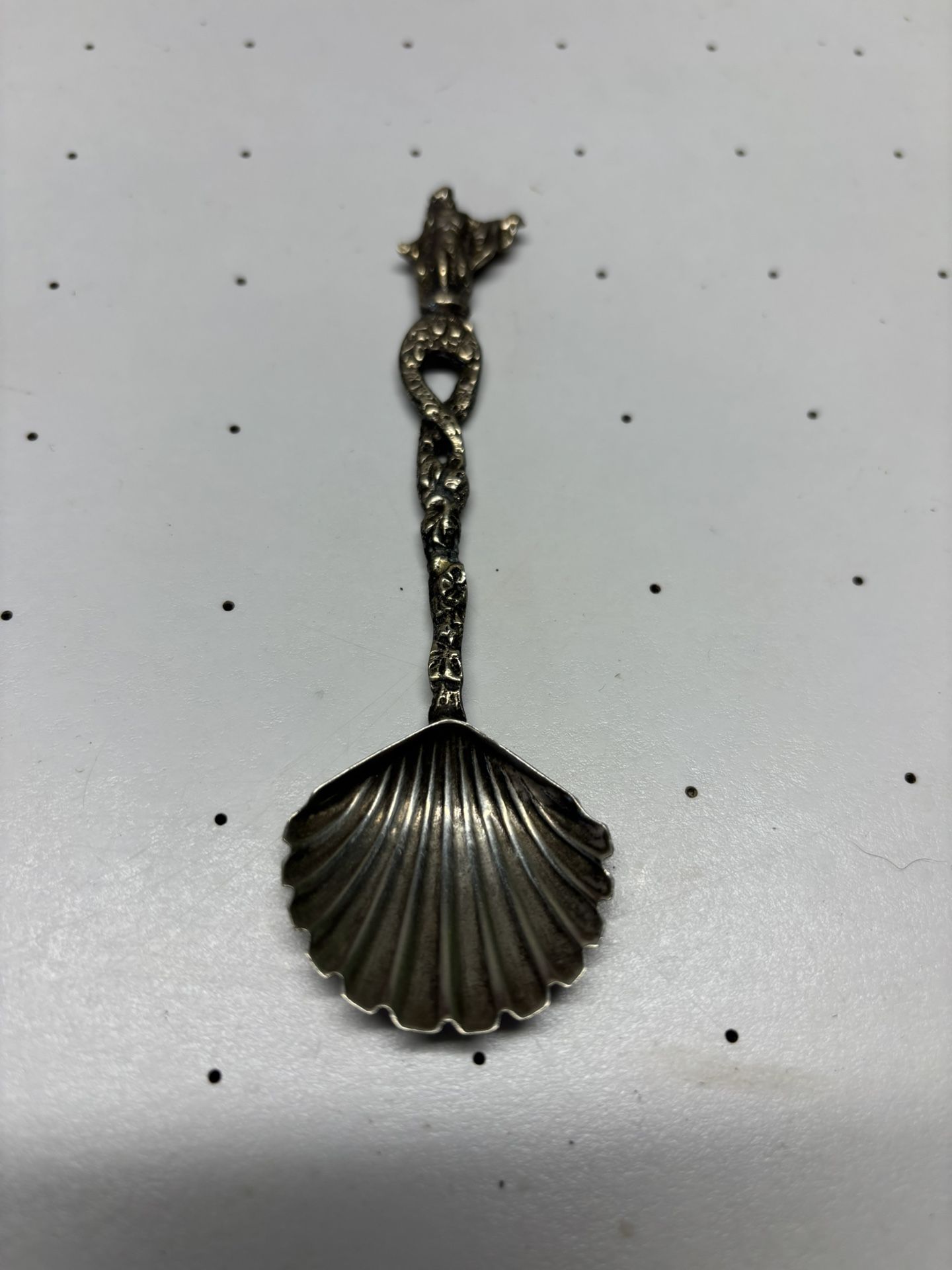 Vintage Souvenir Spoon Collectible Italy Montagnani Scalloped Shell