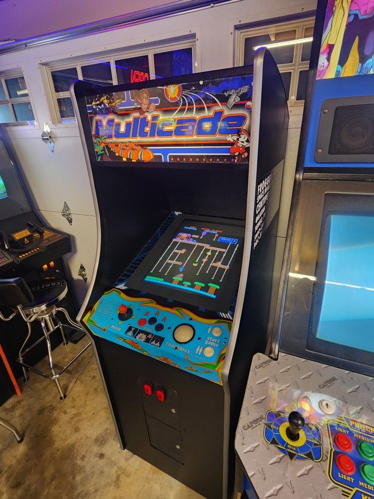 Galaga arcade cabinet- Pacman, Frogger, Donkey Kong 60 Awesome Games!