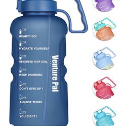 Navy Blue 1 Gallon Water Bottle
