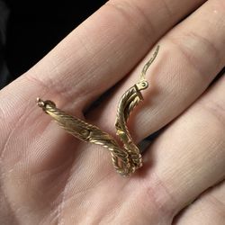 14k Scarp Gold Earring 