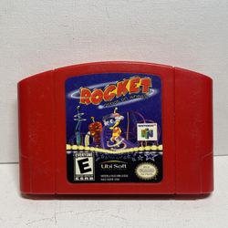 Rocket Robot on Wheels Nintendo 64 N64 Cleaned & Tested Authentic OEM Genuine