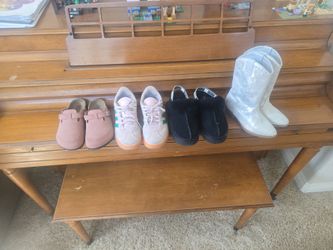 Assortment of girls shoes