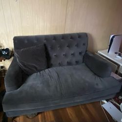 Navy Blue Sofa  OBO