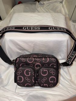 Guess Monogram Crossbody Bag