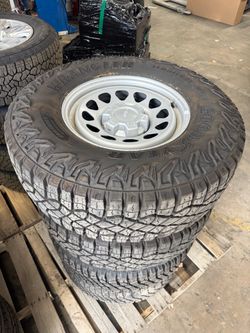 6x5.5 wheels with tires