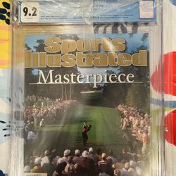 9.2 Graded Tiger Woods Sports Illustrated Magazine