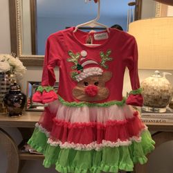 girls christmas dress 2t