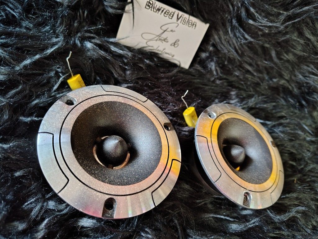 2*Blurred Vision Audio BV-PAST-4.8 Pro Audio Super Tweeters