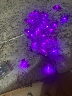Purple Battery Powered Bat Lights