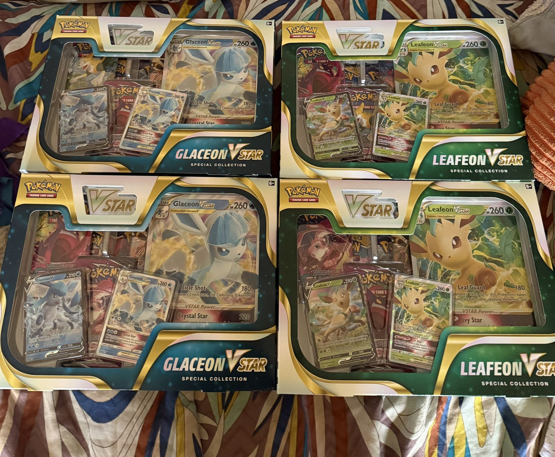 POKEMON TCG LEAFEON AND GLACEON V STAR SPECIAL COLLECTION