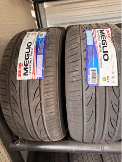 New tires 24545R17 zeta
