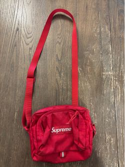 Supreme Red Shoulder Crossbody Bag