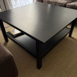 Black Wooden Coffee Table