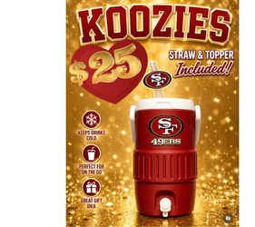 Koozies now available