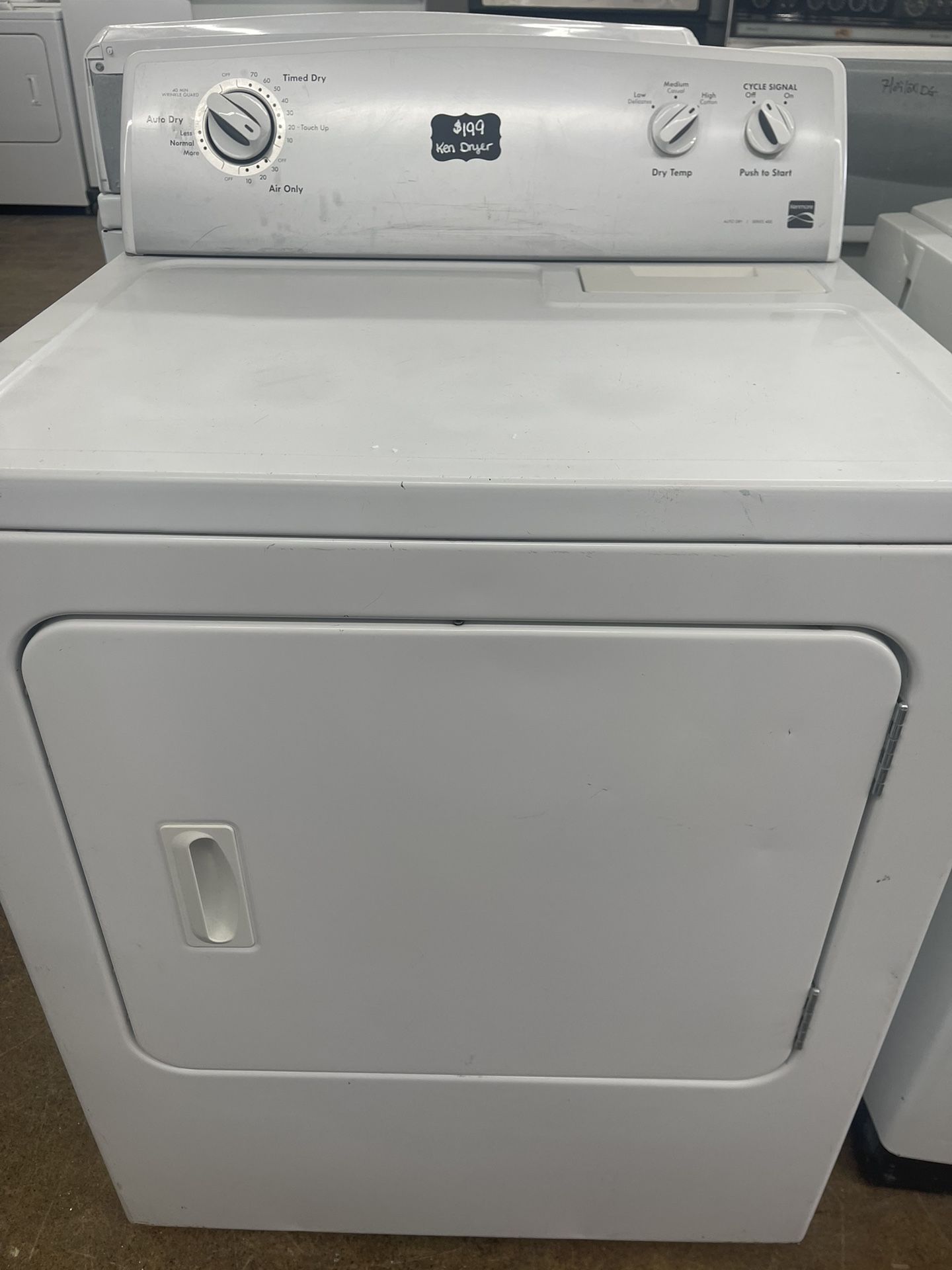 Kenmore 6.5 CF Electric Dryer! Why Pay Retail? 100% Guaranteed