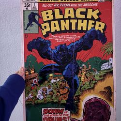 Vintage Black Panther Comic Book Issue 7