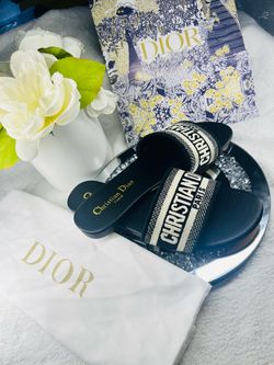 Christian Dior Paris Slide Sandals available sizes 7,8