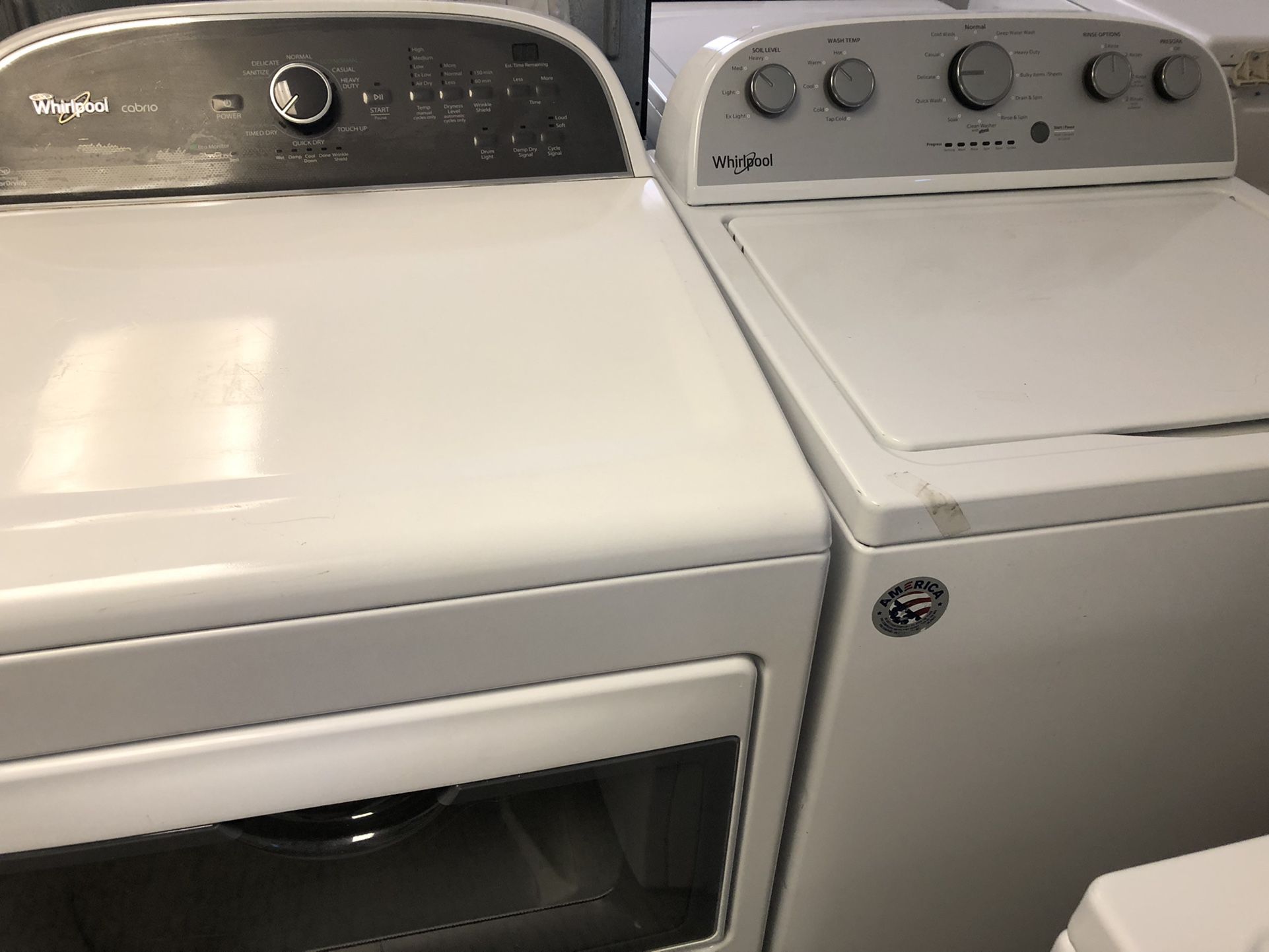 Whirlpool Washer Dryer Set 