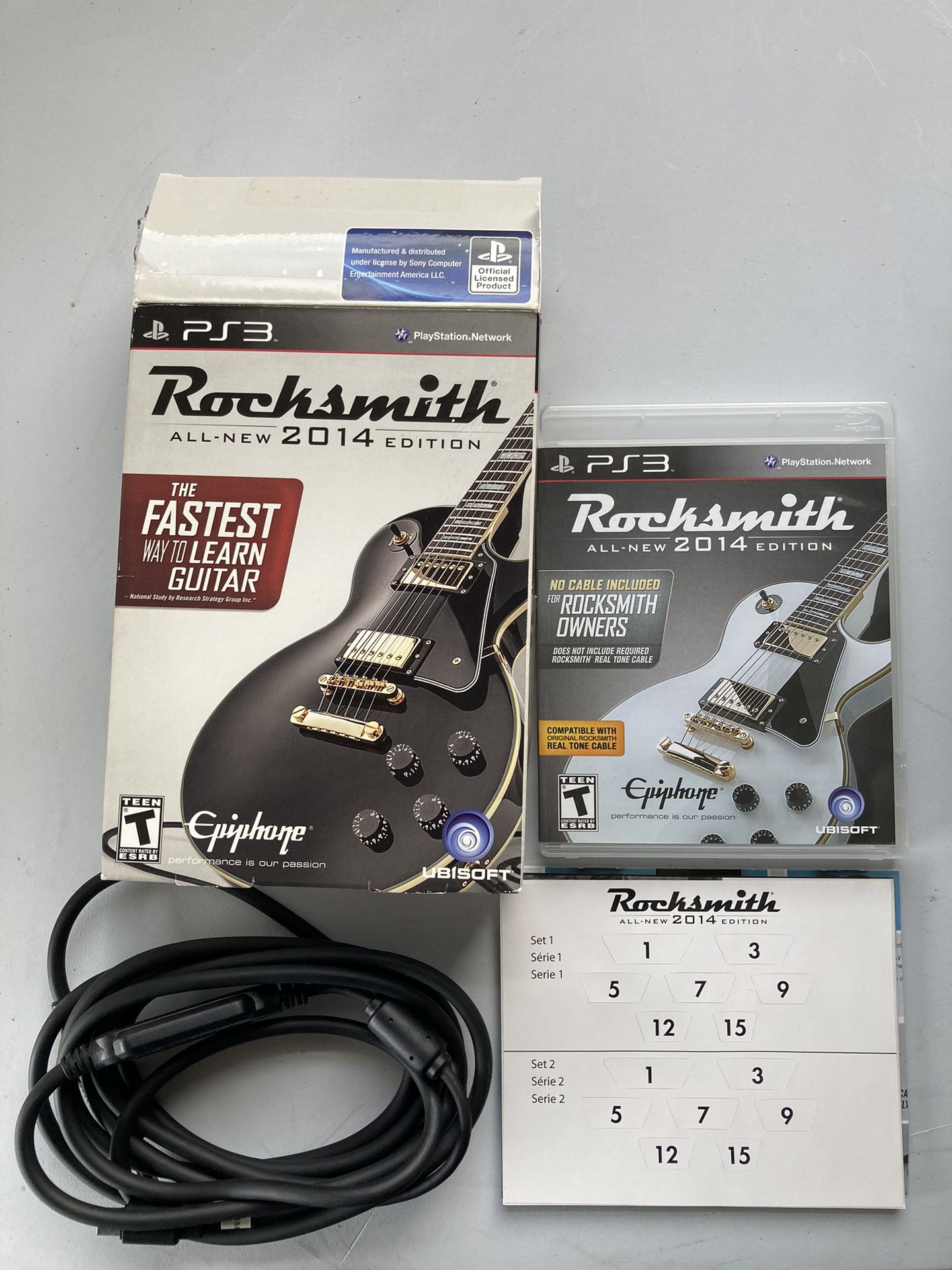 Rock smith PS3 With Cord 