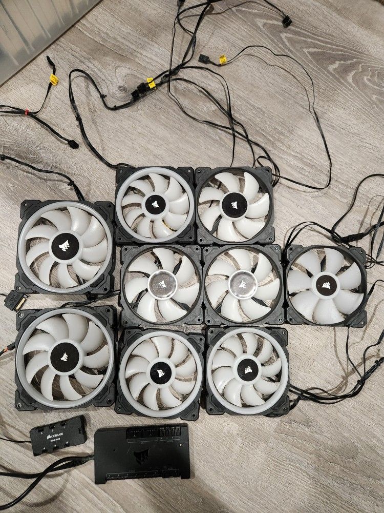 Corsair Rgb Fans And Hub