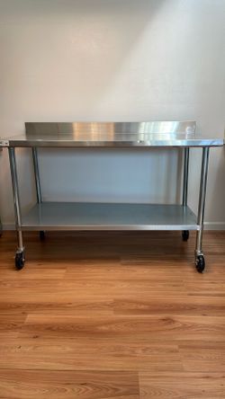 Stainless Steel Prep Counter 