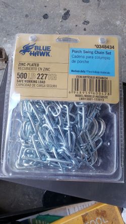 Blue Hawk Porch Swing Chain Set