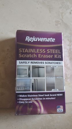 Stainless steel scratch eraser kit